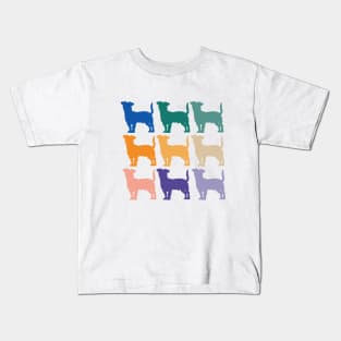 Jack Russell Terrier Rainbow Dogs Kids T-Shirt